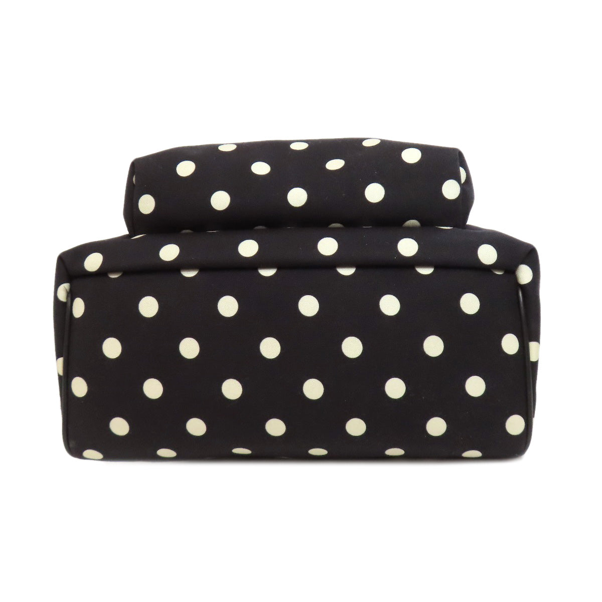 SAINT LAURENT Backpack canvas black Dot Pattern Women Used Authentic