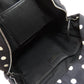 SAINT LAURENT Backpack canvas black Dot Pattern Women Used Authentic