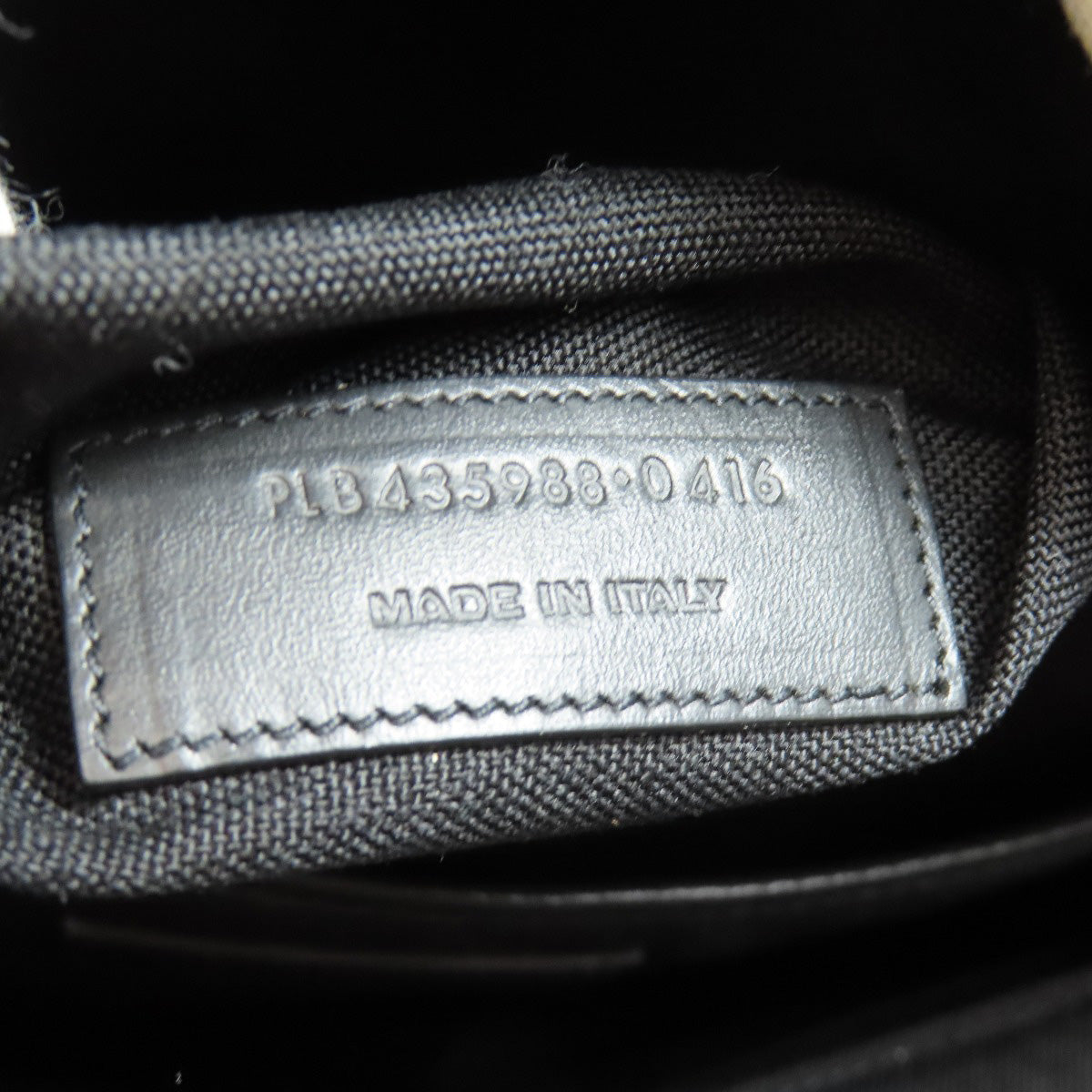 SAINT LAURENT Backpack canvas black Dot Pattern Women Used Authentic