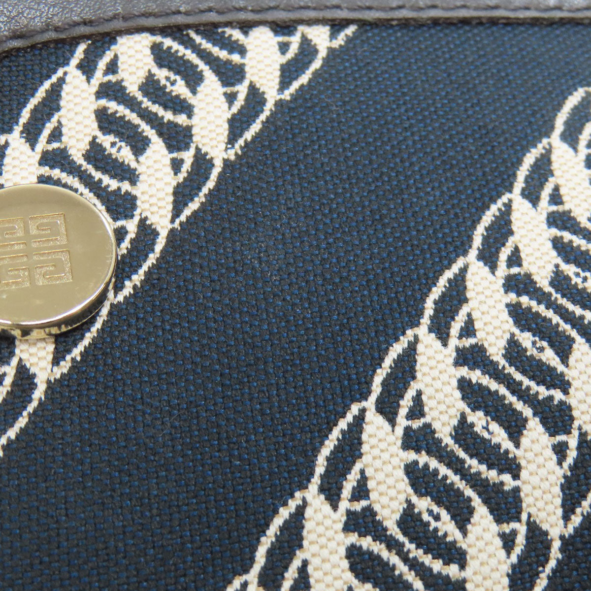 Givenchy Tote Bag canvas Navy logo