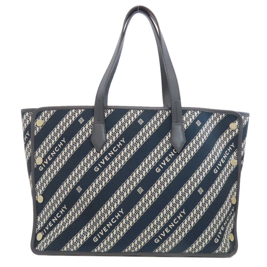 Givenchy Tote Bag canvas Navy logo