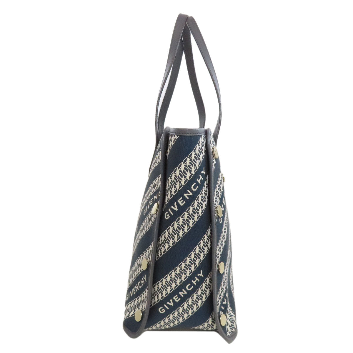 Givenchy Tote Bag canvas Navy logo