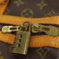LOUIS VUITTON Boston Duffel bag M41626 Monogram canvas Brown Sac Souple35 Women Used Authentic
