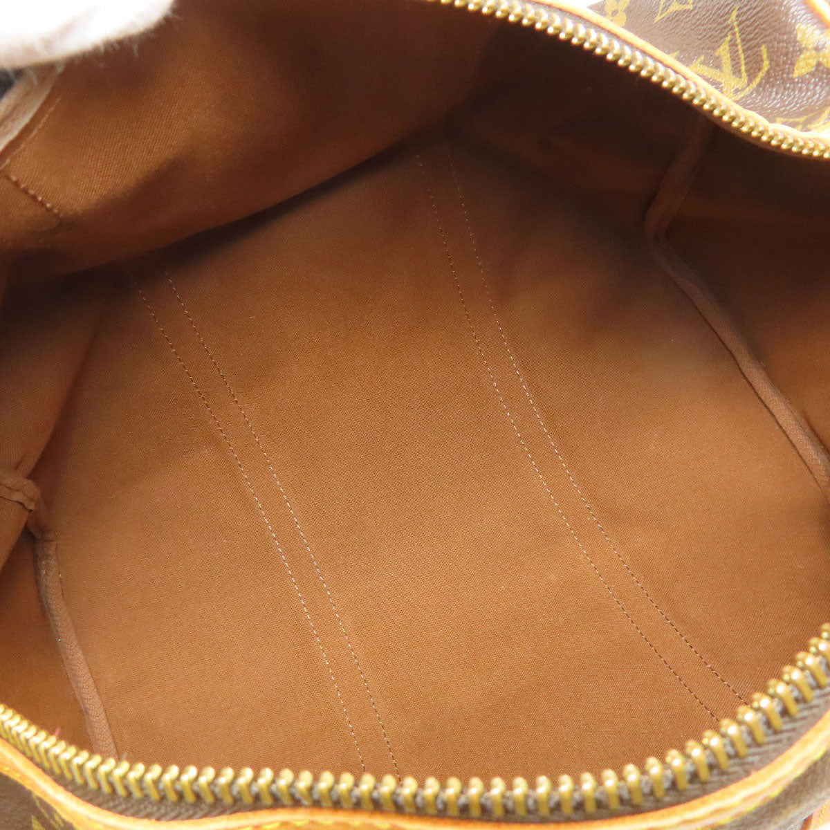 LOUIS VUITTON Boston Duffel bag M41626 Monogram canvas Brown Sac Souple35 Women Used Authentic