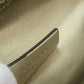 GUCCI Sling bag 645093 Calfskin white GG emboss Women Used Authentic