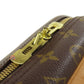 LOUIS VUITTON Handbag M47270 Monogram canvas Brown Deauville Women Used Authentic