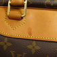 LOUIS VUITTON Handbag M47270 Monogram canvas Brown Deauville Women Used Authentic