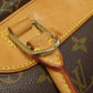 LOUIS VUITTON Handbag M47270 Monogram canvas Brown Deauville Women Used Authentic
