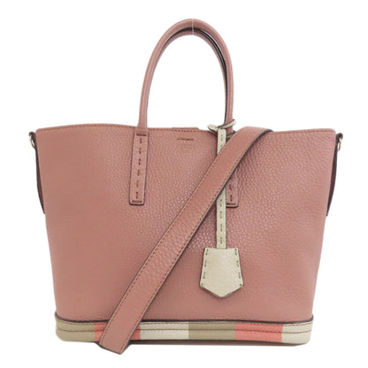 FENDI Handbag Calfskin pink 2WAY Women Used Authentic