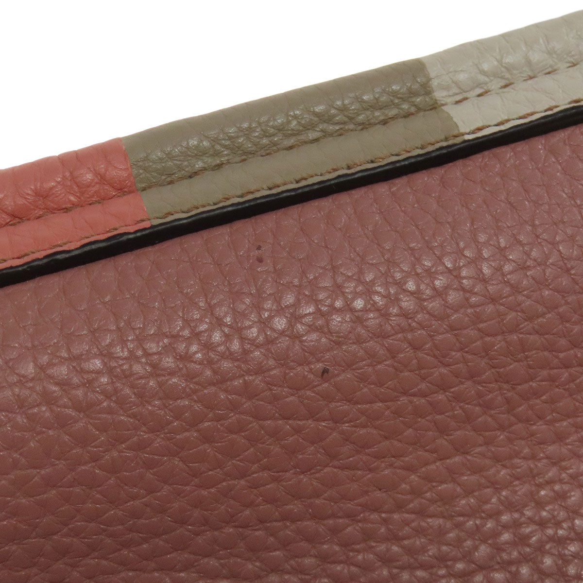 FENDI Handbag Calfskin pink 2WAY Women Used Authentic