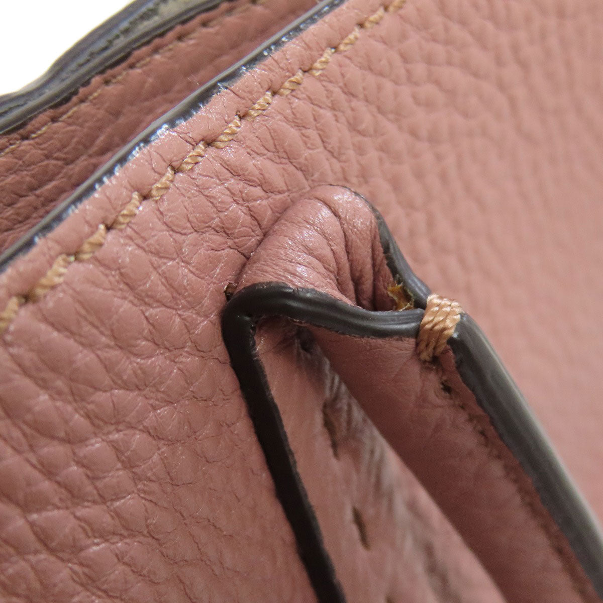 FENDI Handbag Calfskin pink 2WAY Women Used Authentic