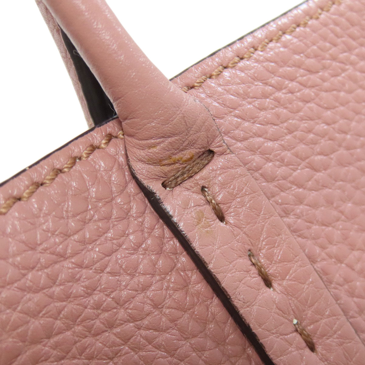 FENDI Handbag Calfskin pink 2WAY Women Used Authentic