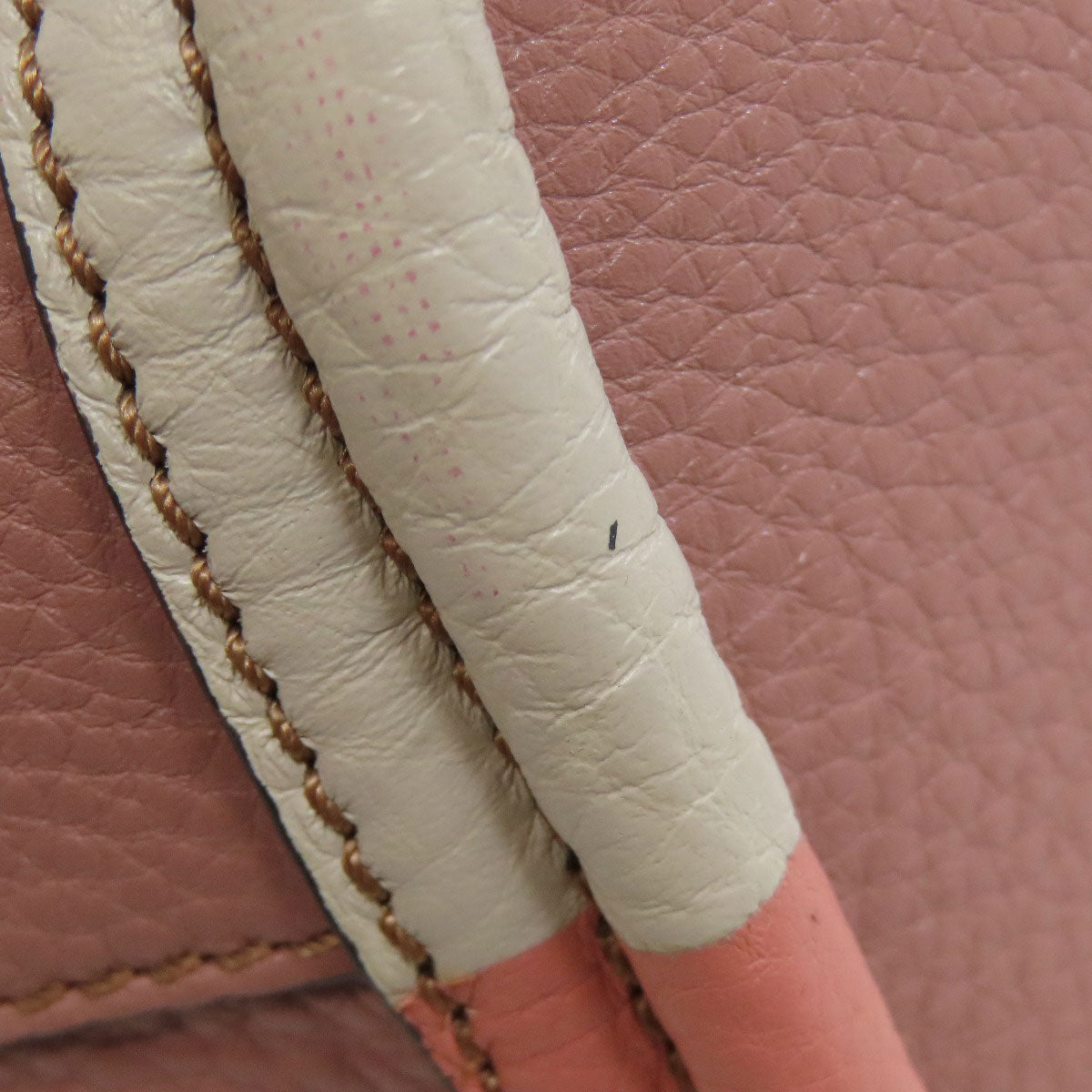 FENDI Handbag Calfskin pink 2WAY Women Used Authentic