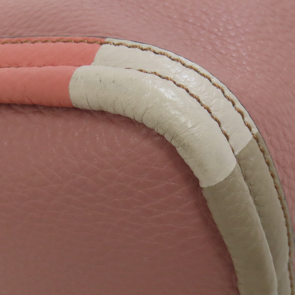 FENDI Handbag Calfskin pink 2WAY Women Used Authentic