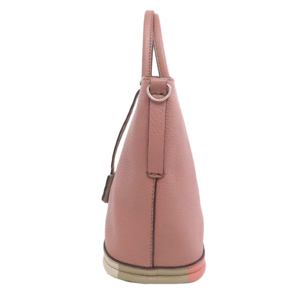 FENDI Handbag Calfskin pink 2WAY Women Used Authentic