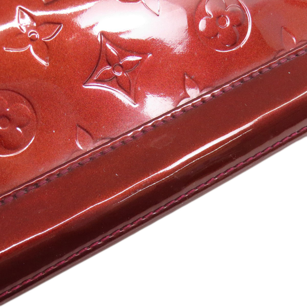 LOUIS VUITTON Handbag M91691 Vernis Red Alma PM Women Used Authentic