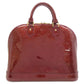 LOUIS VUITTON Handbag M91691 Vernis Red Alma PM Women Used Authentic