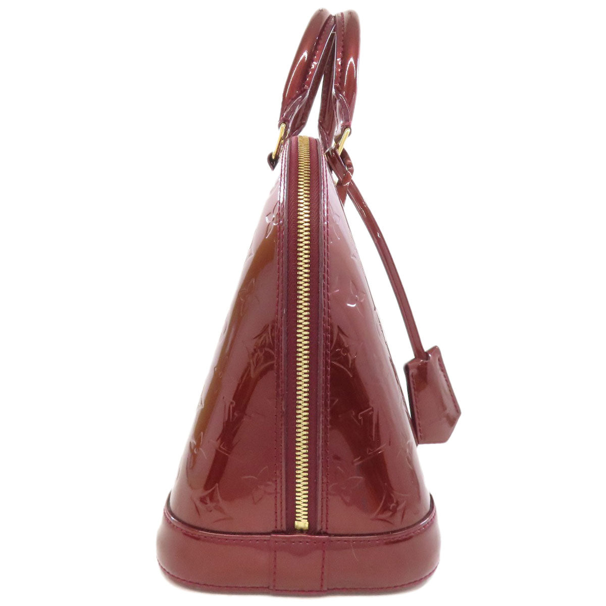 LOUIS VUITTON Handbag M91691 Vernis Red Alma PM Women Used Authentic