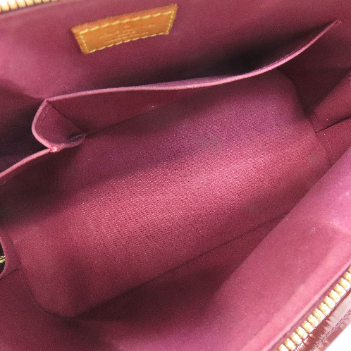 LOUIS VUITTON Handbag M91691 Vernis Red Alma PM Women Used Authentic
