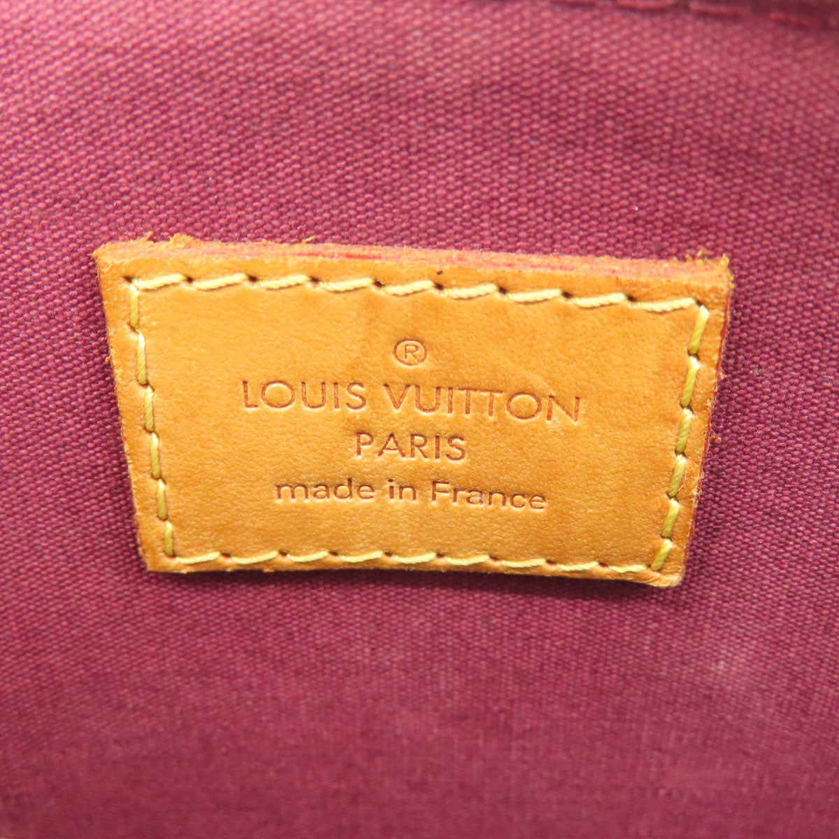 LOUIS VUITTON Handbag M91691 Vernis Red Alma PM Women Used Authentic