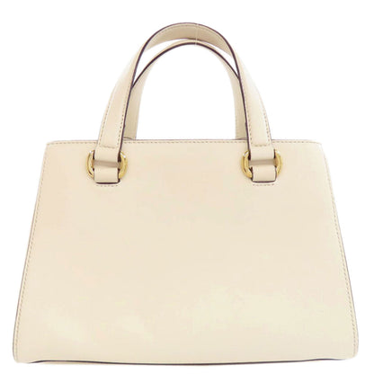 GUCCI Handbag 460881 Calfskin white Sylvie 2WAY Women Used Authentic