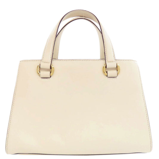 GUCCI Handbag 460881 Calfskin white Sylvie 2WAY Women Used Authentic