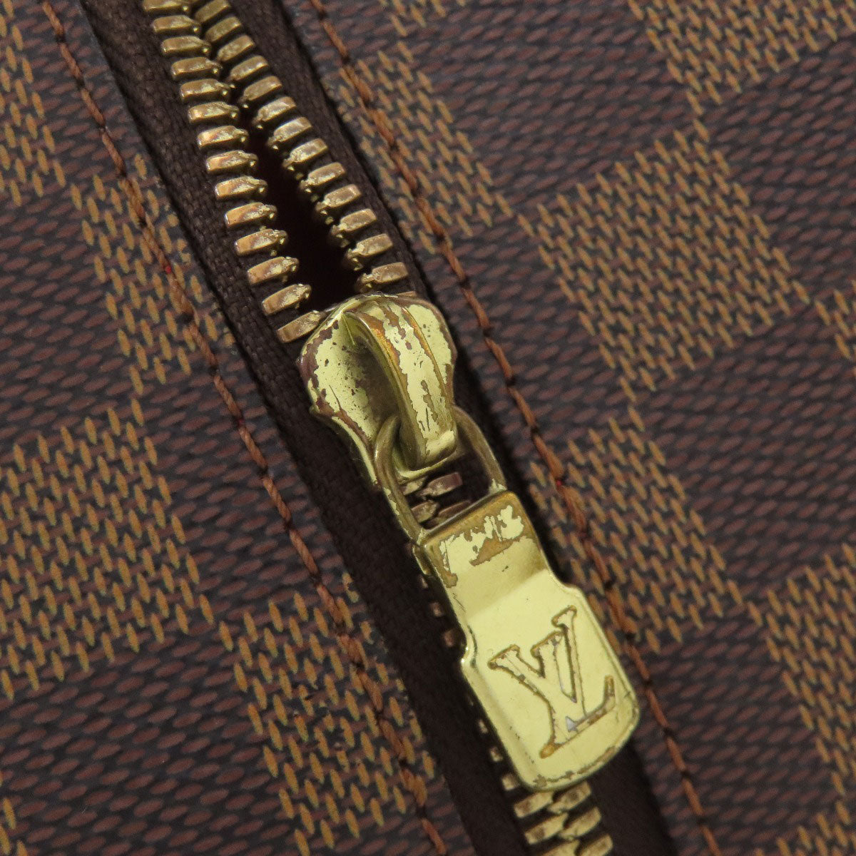 LOUIS VUITTON Handbag N41434 Damier canvas Brown Rivera MM