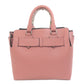BURBERRY Handbag leather pink 2WAY Women Used Authentic