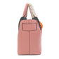 BURBERRY Handbag leather pink 2WAY Women Used Authentic
