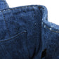 PRADA Handbag BN2439 denim blue Canapa mini Women Used Authentic