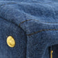 PRADA Handbag BN2439 denim blue Canapa mini Women Used Authentic