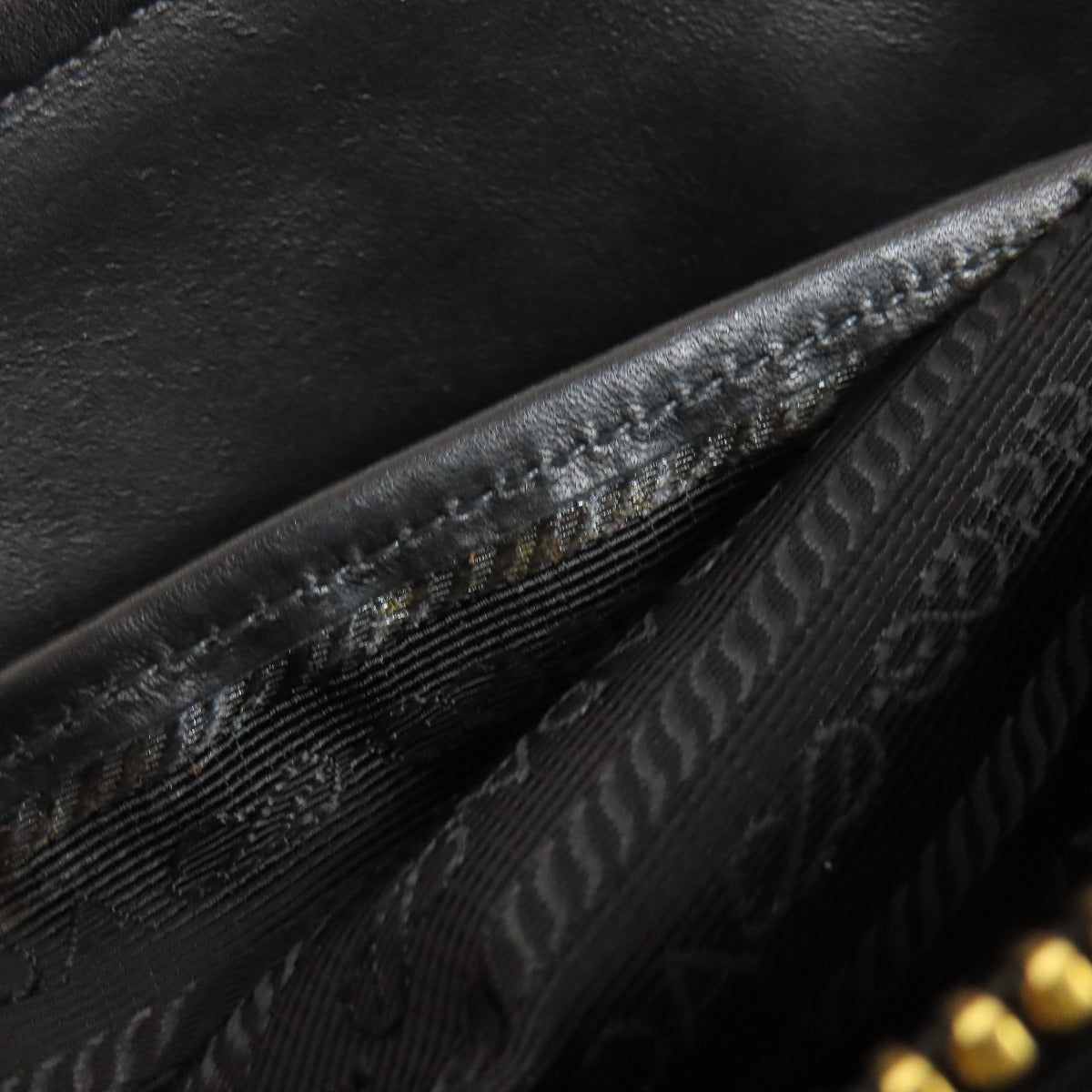 PRADA Handbag BN2205 Nylon black 2WAY Women Used Authentic