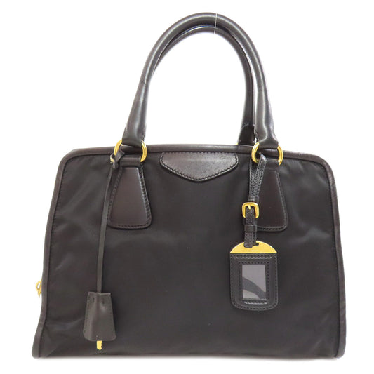 PRADA Handbag BN2205 Nylon black 2WAY Women Used Authentic