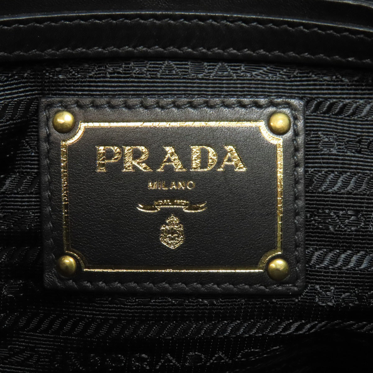 PRADA Handbag BN2205 Nylon black 2WAY Women Used Authentic
