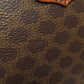 CELINE Shoulder Bag PVC Brown Macadam 2WAY Women Used Authentic