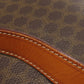CELINE Shoulder Bag PVC Brown Macadam 2WAY Women Used Authentic