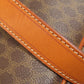 CELINE Shoulder Bag PVC Brown Macadam 2WAY Women Used Authentic