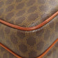 CELINE Shoulder Bag PVC Brown Macadam 2WAY Women Used Authentic