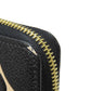 LOUIS VUITTON Long Wallet Purse M69698 Ann Platt black LV Crafty Zippy Wallet Women Used Authentic