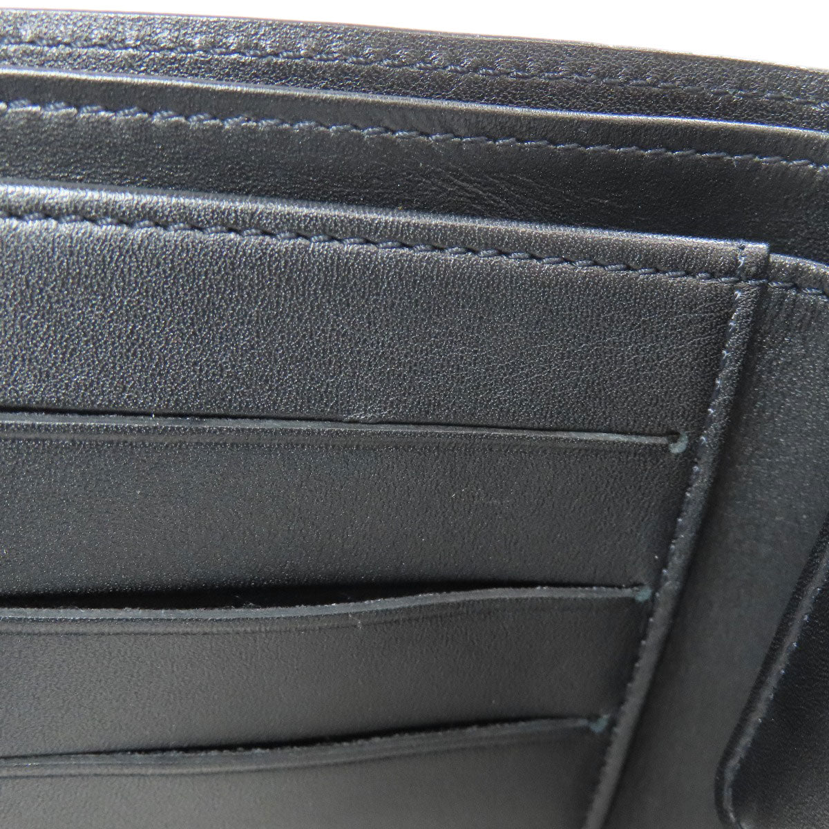 LOUIS VUITTON Bifold Wallet M85016 Nomad leather black Portefeuille�EMarco mens Used Authentic