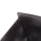 CELINE Bifold Wallet Calfskin black logo Women Used Authentic