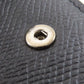 CELINE Bifold Wallet Calfskin black logo Women Used Authentic