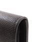 CELINE Bifold Wallet Calfskin black logo Women Used Authentic