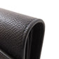 CELINE Bifold Wallet Calfskin black logo Women Used Authentic