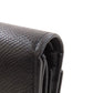 CELINE Bifold Wallet Calfskin black logo Women Used Authentic