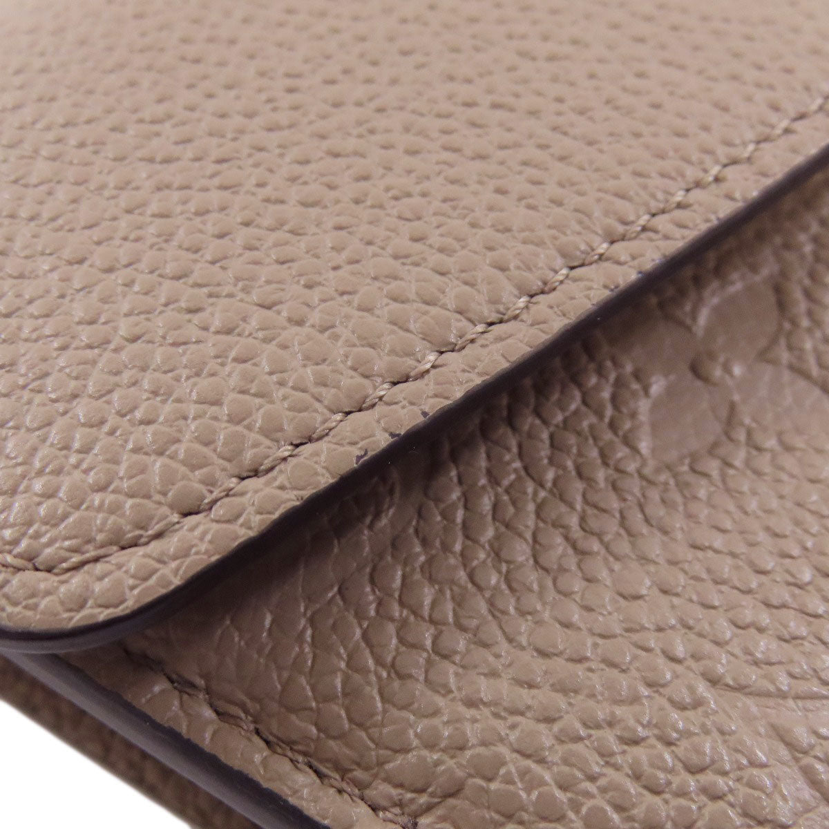 LOUIS VUITTON Long Wallet Purse M68708 Ann Platt beige Portefeuille Sara Women Used Authentic
