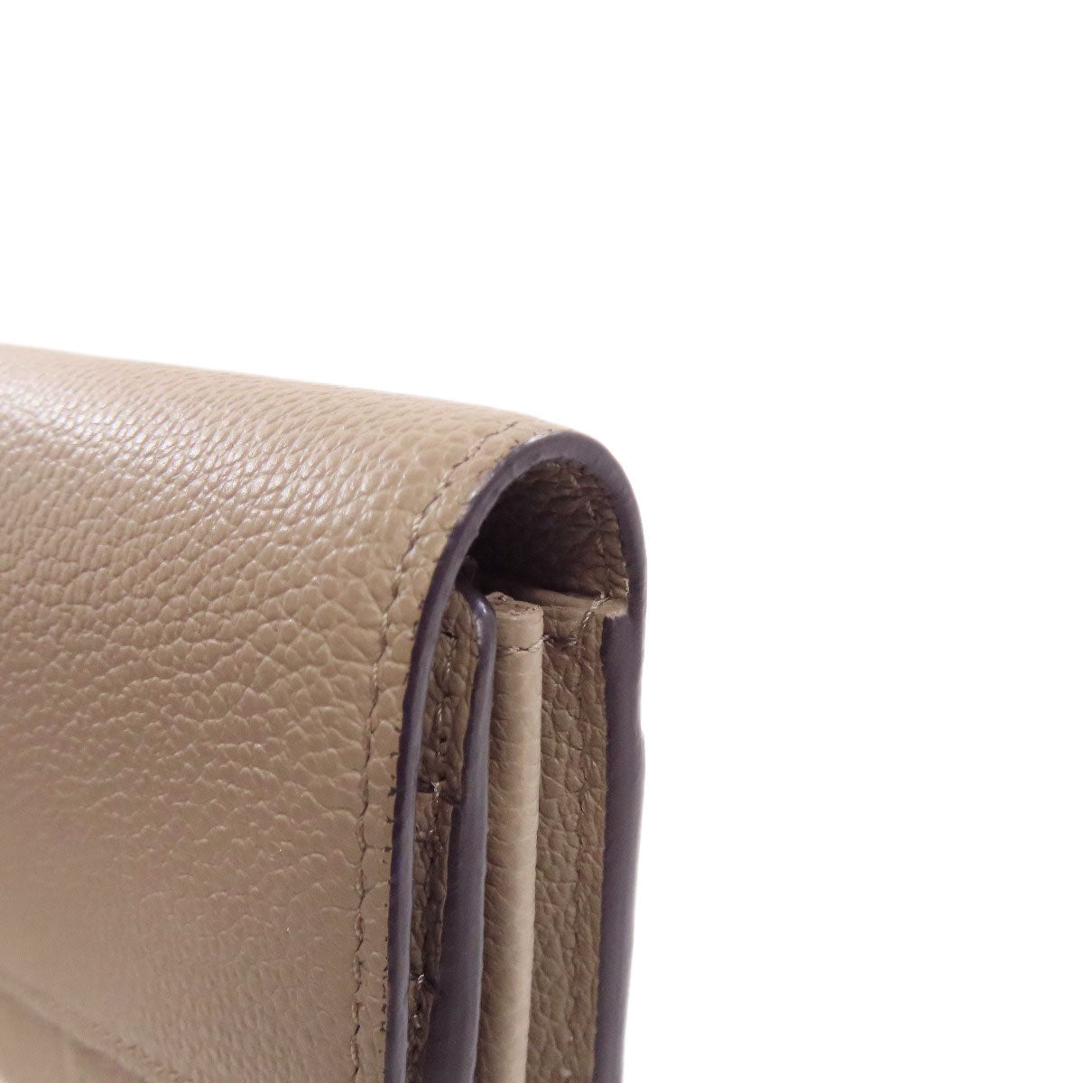 LOUIS VUITTON Long Wallet Purse M68708 Ann Platt beige Portefeuille Sara Women Used Authentic