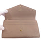 LOUIS VUITTON Long Wallet Purse M68708 Ann Platt beige Portefeuille Sara Women Used Authentic