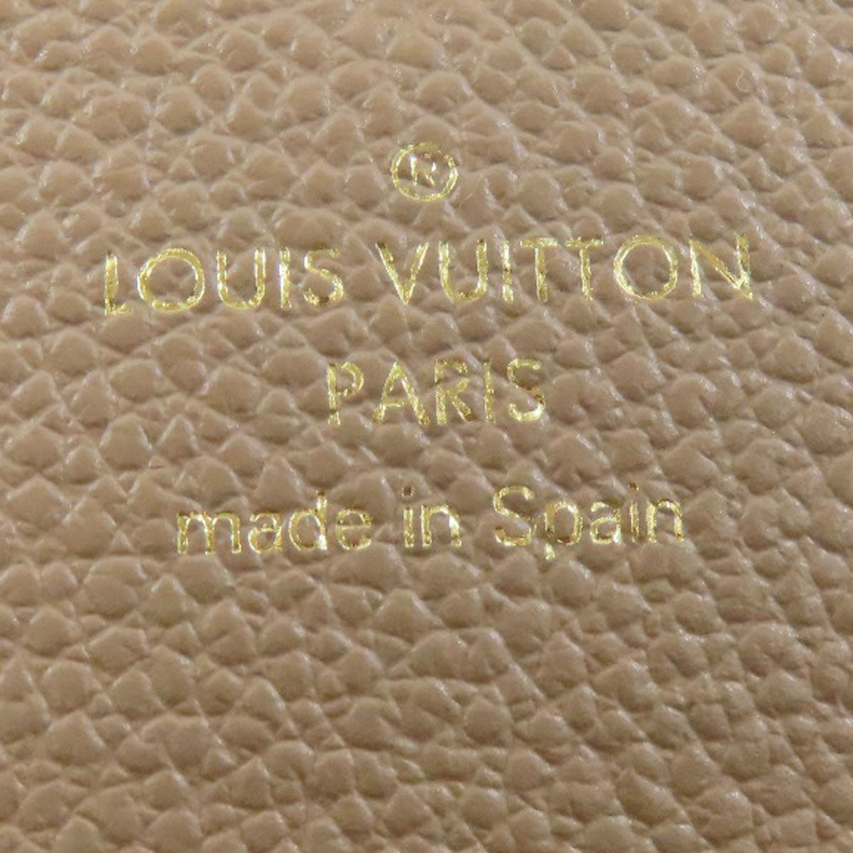 LOUIS VUITTON Long Wallet Purse M68708 Ann Platt beige Portefeuille Sara Women Used Authentic