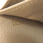 LOUIS VUITTON Long Wallet Purse M68708 Ann Platt beige Portefeuille Sara Women Used Authentic